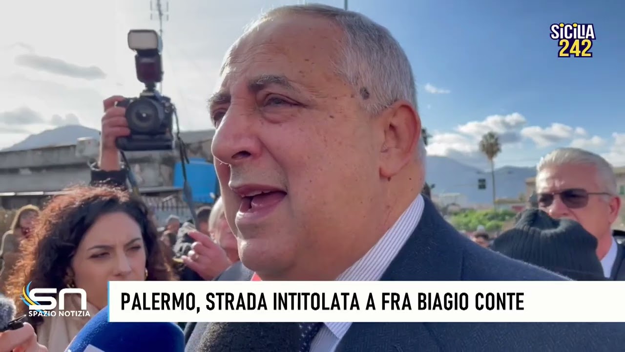 Palermo, intitolata a fratel Biagio Conte una parte di via Tiro a Segno