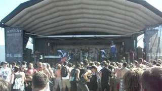 Wind Of Plague at The George Amphitheater Vans Warped Tour 2011