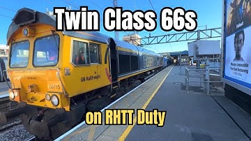 Autumn Freight Season: GBRf Class 66 Rail Head Treatment Train!