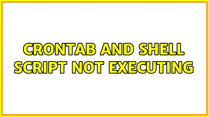 Ubuntu: Crontab and Shell Script not Executing