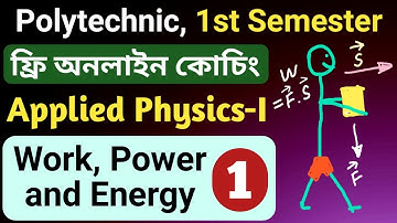 Work Power Energy (Part-1) | Applied Physics-I | 1st Semester Polytechnic | NatiTute