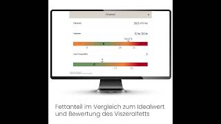 Mobee 360 - Modul Tanita Pro - Körperfettanteil Segmentanalyse Fett - Auswertung Teil 3
