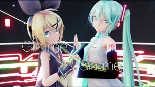 【MMD】初音ミクと鏡音リンでGimme×Gimme