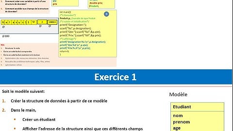 Structures de données en C (Exercice: gestion des étudiants) (Naji)