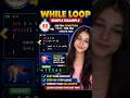 While Loop in C++ Explained in 40 Seconds | Simple Example for Beginners @A1coderclips