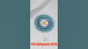Beautiful Satisfying Spirograph ASMR #asmr #spirograph #art #asmrsounds #satisfying #relaxing