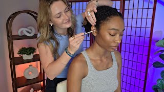 ASMR Spa Treatment  Hair Play | Relaxing, Back Scratching