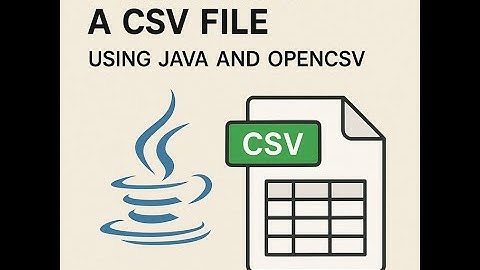 Java CSV - Series - Session - 1 - How to Read a CSV File using Java and OpenCSV - Line By Line