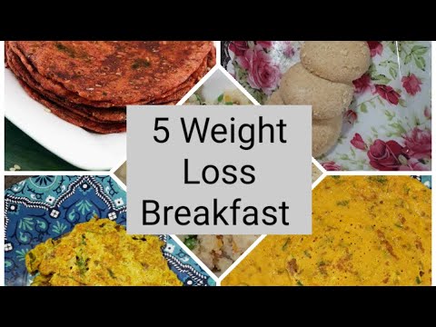 5-easy-&-quick-healthy-indian-breakfast-recipes-for-weight-loss-|-low-fat-recipes-to-lose-weight