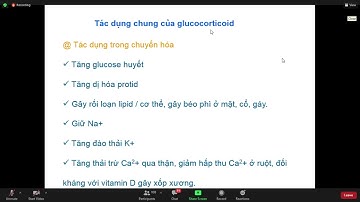 Hormon tuyến thượng thận và dẫn xuất.  36p.  Dược lý 2.  Nguyễn Hữu Ngọc