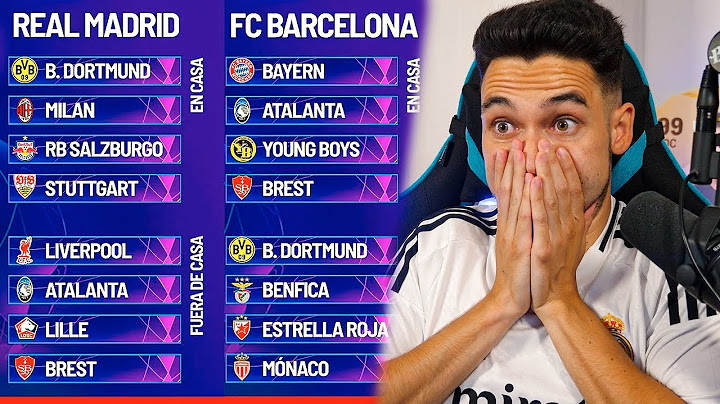 REACCIONANDO al SORTEO de la NUEVA CHAMPIONS LEAGUE 24/25