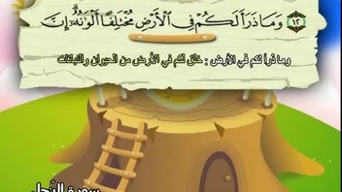 سورة   النحل  -  16 - كاملة  بمعانى الكلمات  مع ترديد الاطفال الشيخ  محمد  صديق  المنشاوي   An Nahl