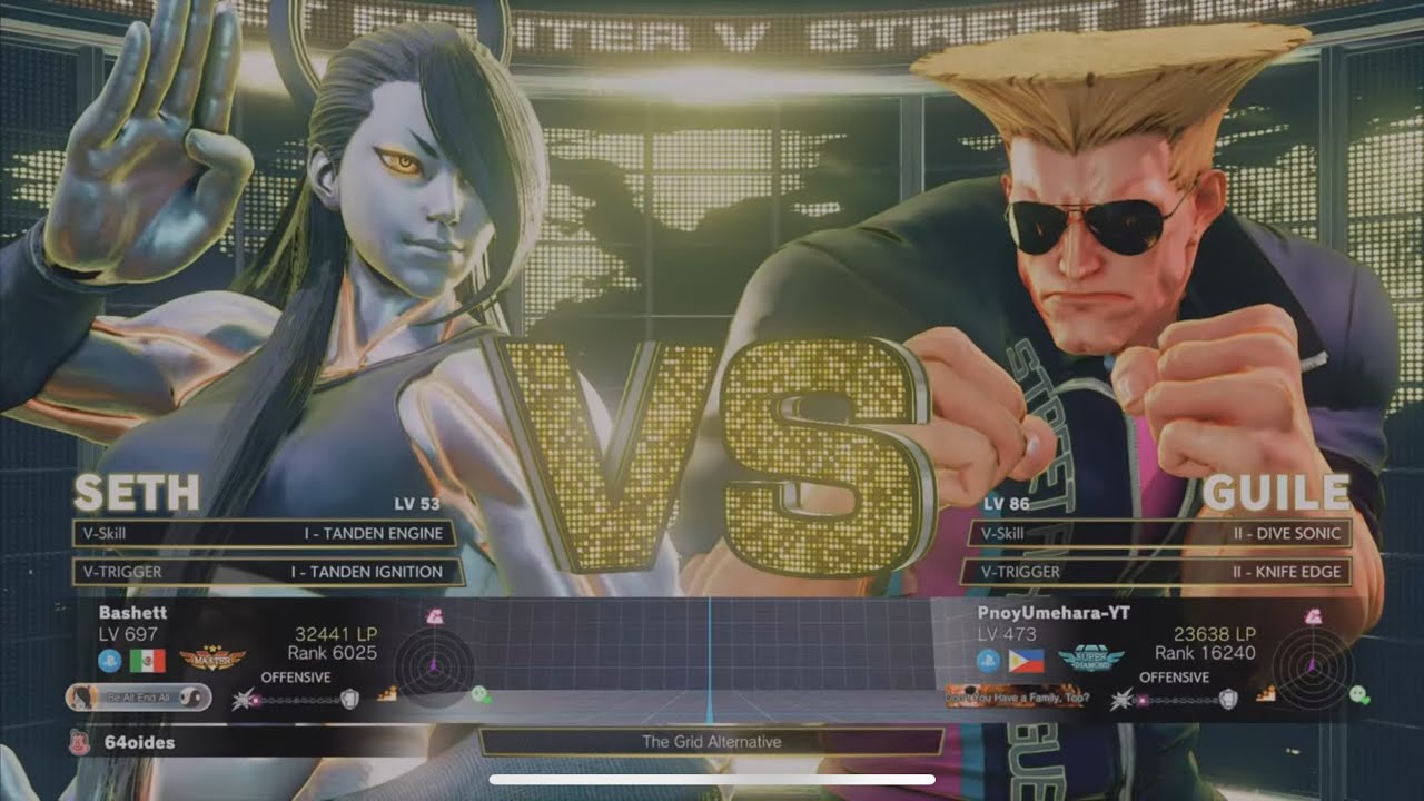 Bashett Seth (Bashett) VS Guile | Street Fighter V: Champion Edition - YouTube