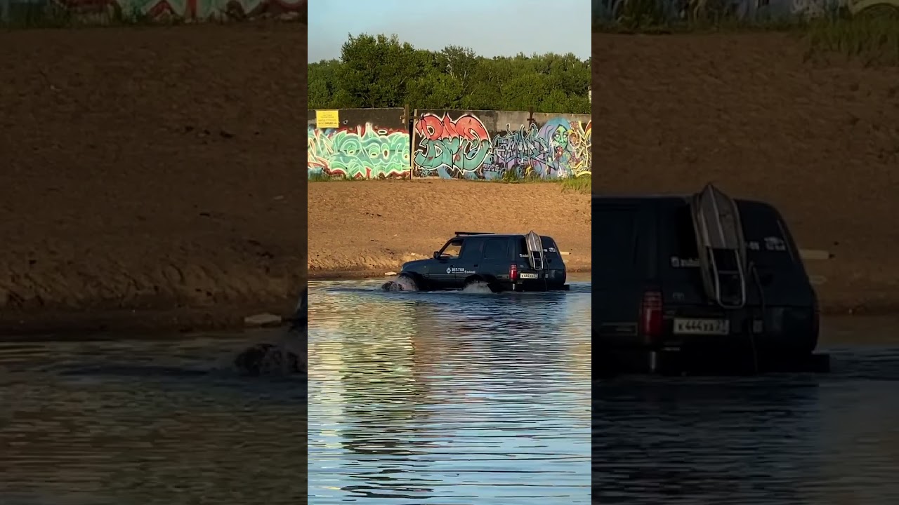 land cruiser floating