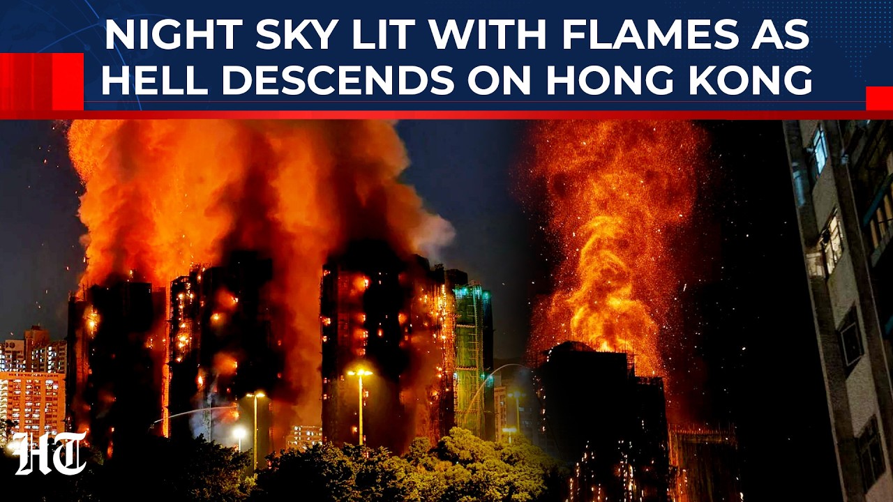 Hong Kong Fire Night Visuals: 279 Still Missing As High-Rises Engulfed, Thousands Trapped in Flames