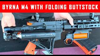 Byrna Mission M4 Less Lethal With Folding Air Buttstock Adapter With Gen3 Locking Mechanism #defense
