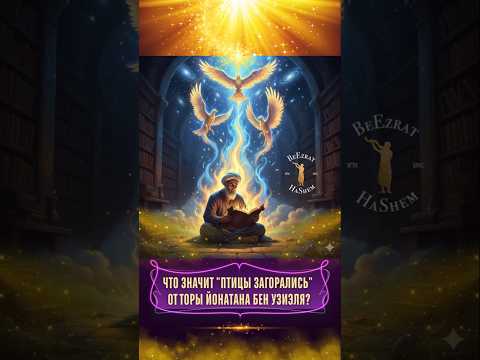 Что значит "птицы загорались" от Торы Йонатана Бен Узиэля?