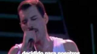 Mensaje de Freddie & Who Wants To Live Forever Subtitulado chords