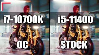 Intel Core i7-10700K OC vs Intel Core i5-11400 Stock — Test in 8 Games! [1080p, 1440p]