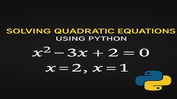 This Is How Python Solves Quadratic Equations!