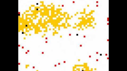 Particle Swarm Optimisation - 20000 Cycles - Own Algorithm - Honey of other ants not seen