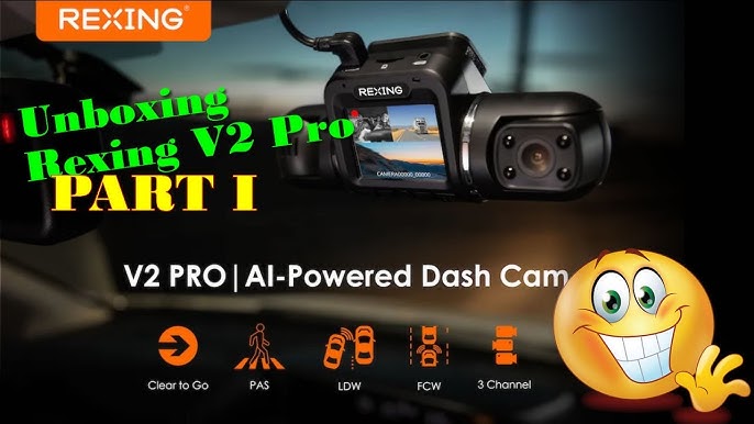 Rexing V2 PRO AI Dash Cam Installation & Review 