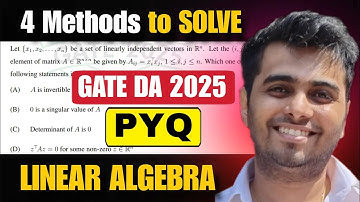 Let {x1,x2,..xn} be set of LI vectors in Rn. The (i,j)th element of Anxn is Aij=xᵢᵗ xⱼ, 1≤ i,j ≤ n