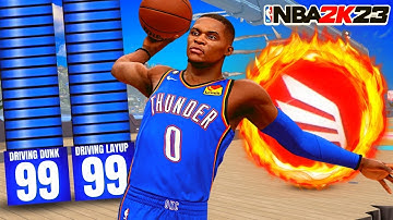 99 DRIVING DUNK + 99 DRIVING LAYUP "SCRAPPY SLASHER" BUILD IS THE BEST SLASHER BUILD IN NBA 2K23!!!