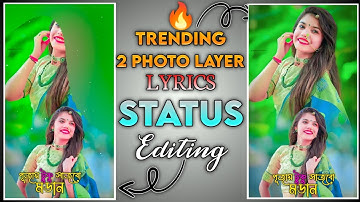 2 Photo Layer Status Video Editing | New Style Status Editing Alight Motion | Jhumar Status Video