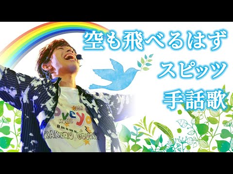 【手話歌】空も飛べるはず/スピッツ（covered by 強力翔）【フル歌詞】