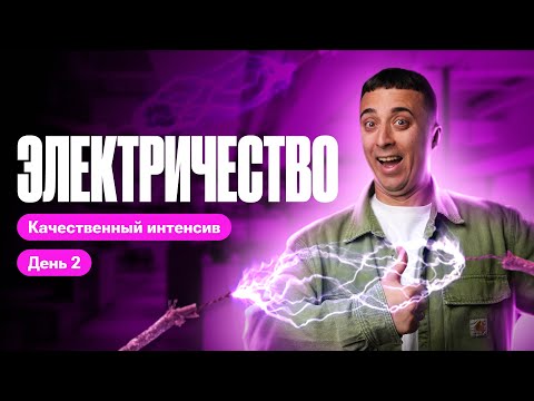 Все самое ВАЖНОЕ про электричество для ЕГЭ по физике 2024. Качественный интенсив | Саня Эбонит