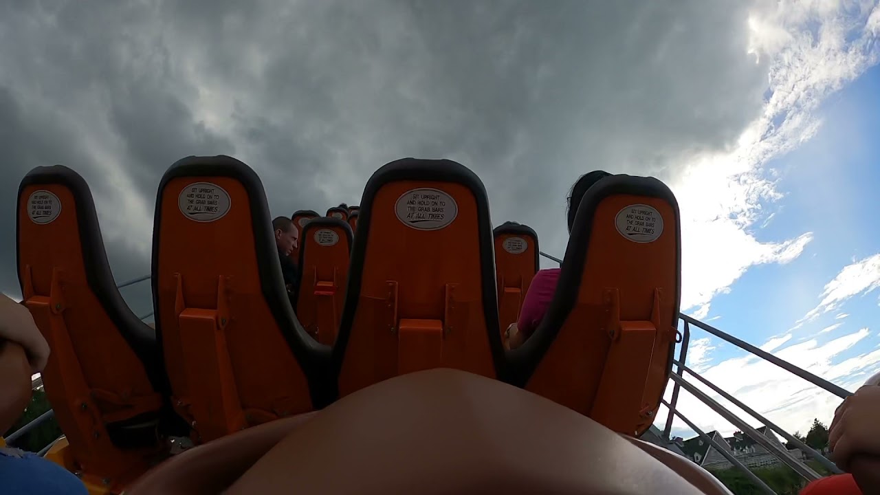 Candymonium back Seat Ride POV - Hershey Park