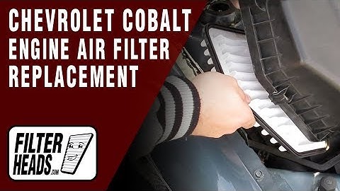 How to Replace Engine Air Filter 2005 Chevrolet Cobalt L4 2.2L