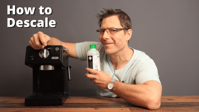 Descalcificador De'Longhi EcoDecalk, solución descalcificadora universal  ecológica para máquinas de café y espresso, 16.90 oz (5 usos)