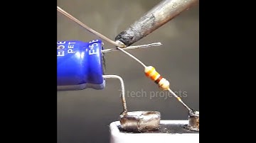 simple circuit electronics project / led blinking / without transistor