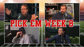 Slander Attacks on Barstool Employees Exposed  Barstool Pick Em Week 8