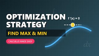 استراتيجية التحسين: إعداد الدالة، وإيجاد النقاط الحرجة | حساب التفاضل والتكامل screenshot 2