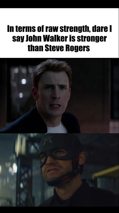 John Walker vs Steve Rogers: Who has better raw strength ?