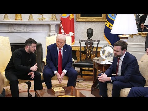 Trump-Zelenskyy meeting gets heated: FULL VIDEO