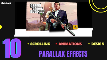 Top 10 Parallax Effects & Designs | Parallax Effects Using HTML CSS & JavaScript