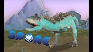 Making Carnotaurus in Spore! DinoSpore #1