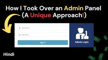 Admin Panel Take0ver | Bug Bounty ✌️