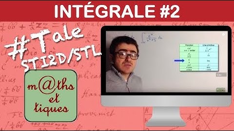 Calculer une intégrale (2) - Terminale TECHNO