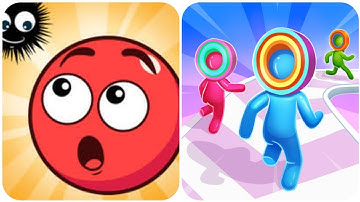 Hide Ball Vs Layer Man Run  adventure  Max All Levels Android iOS Gameplay