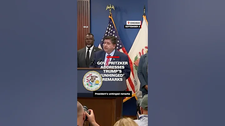 Gov. Pritzker addresses Trump's 'unhinged' remarks