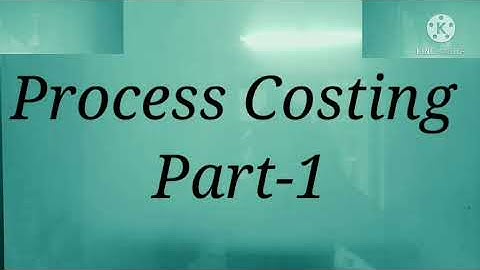 Process costing (Malayalam Version)