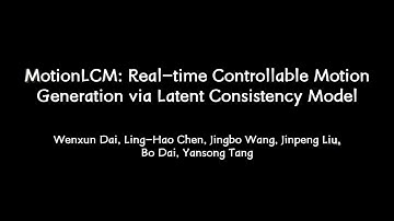 MotionLCM: Real-time Controllable Motion Generation via Latent Consistency Model