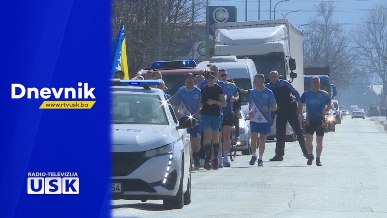 Utrkom od Bihaća do Bosanske Otoke maratonci obilježili Dan nezavisnosti BiH