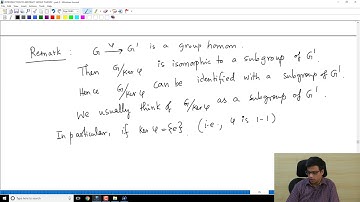 Lecture 22 - Examples and Second isomorphism theorem