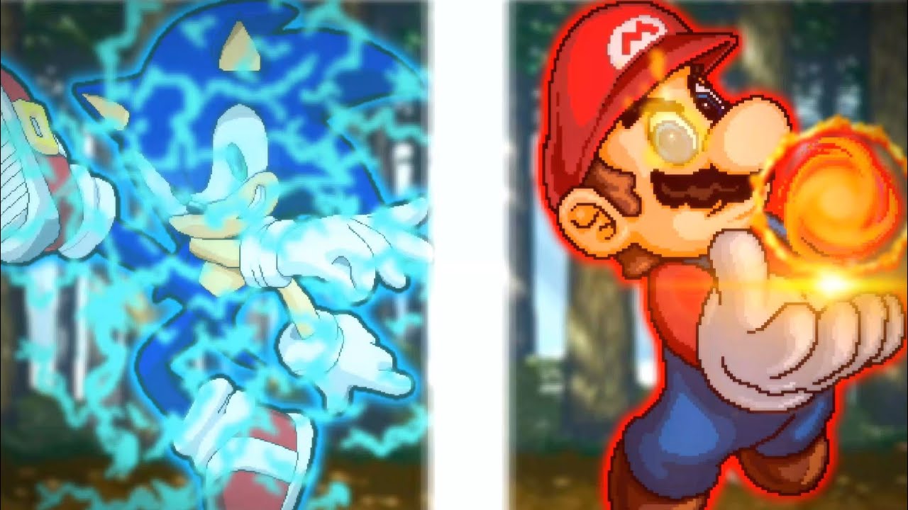 Mario vs Sonic_A Metal Encounter (Sticknodes)